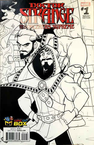 B/W Dr. Strange and the Sorcerers Supreme #1 Variant cover (signed)