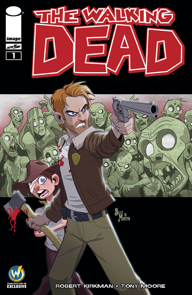 Walking Dead #1 Variant cover Wizard World Exclusive